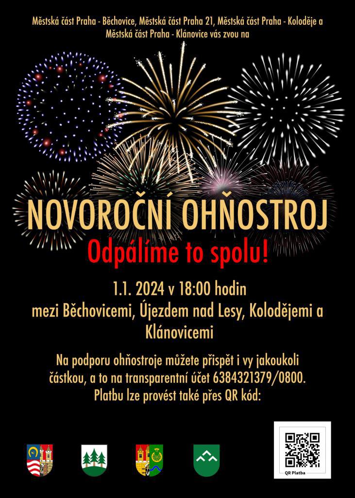 Fireworks in Klánovice